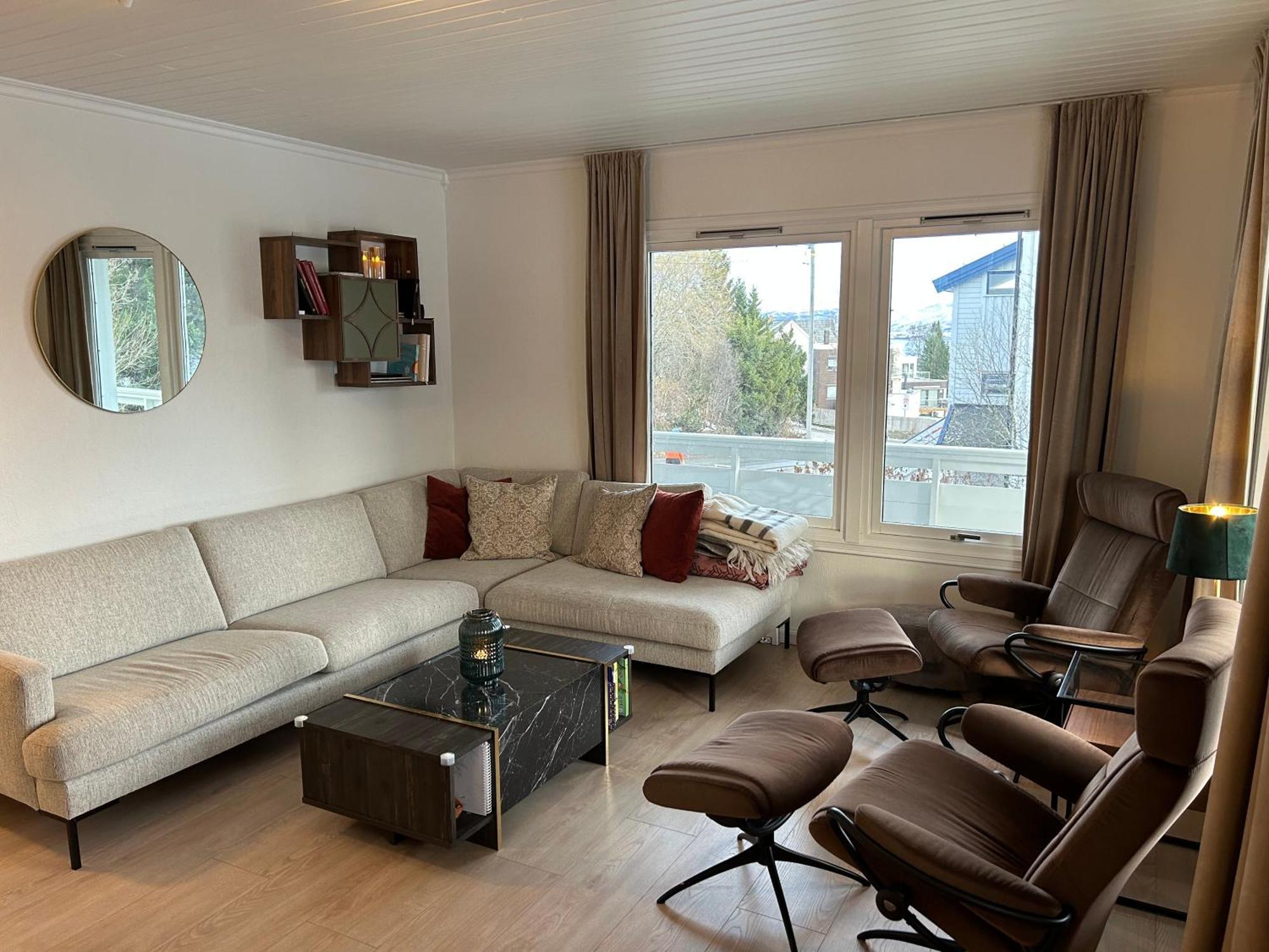 Arctic 3 Room Apartment - Aurora View - Free Parking Tromso Ngoại thất bức ảnh